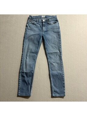 Hudson Natalie Midrise Super Skinny Jeans Womens Size 25 Blue Denim Stretch